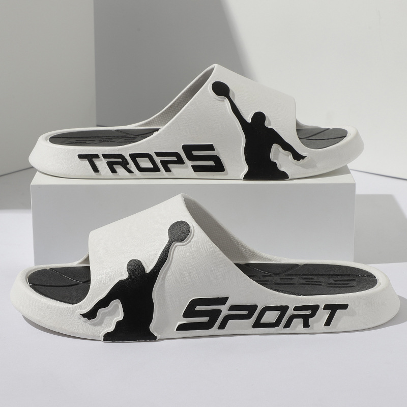Home Outside Bathroom - Fashion Men's Slippers PVC Soft Sole