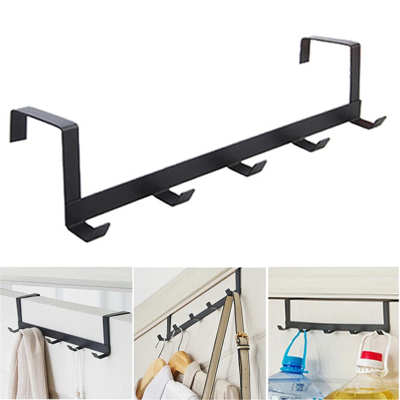Hooks Over The Door 5 Hooks Ho - Home Bathroom Gadgets recension och pris