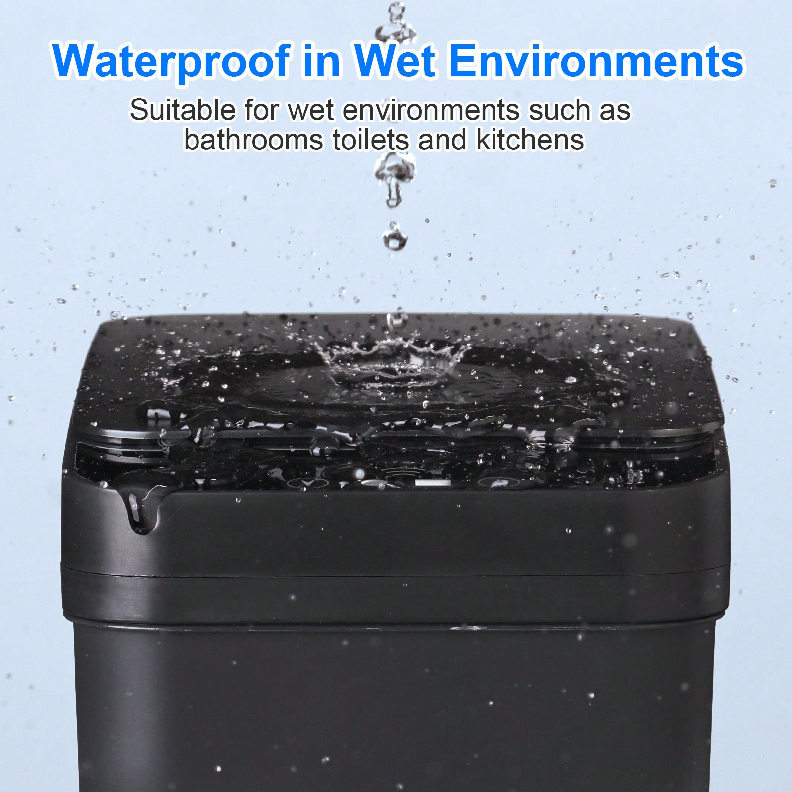 2 Pack 2.2 Gal & 4 Gal Bathroo - Home Bathroom Trash Can recension och pris