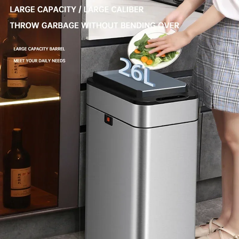 （한국 배송 불가）9/15/20/30/40/50/60L - Home Bathroom Trash Can recension och pris