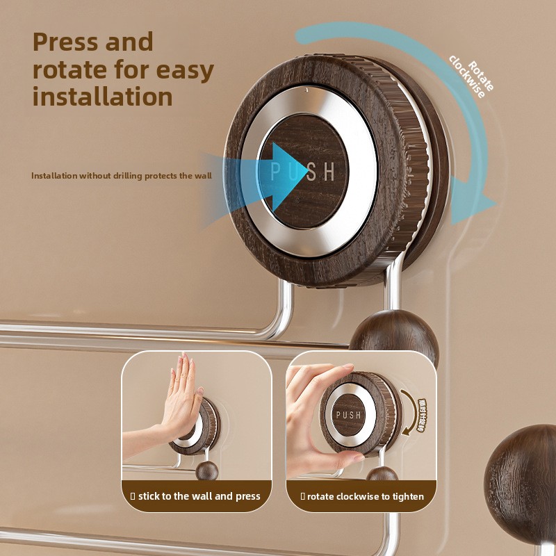 Wall Mounted Storage Rack No D - Home Bathroom Paper Towel Holder recension och pris
