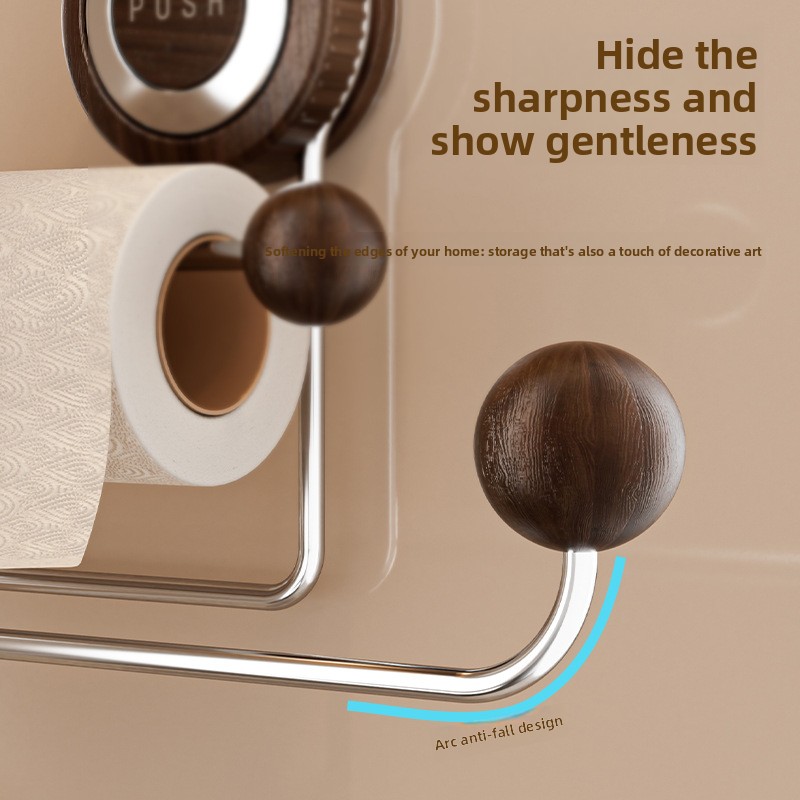 Wall Mounted Storage Rack No D - Home Bathroom Paper Towel Holder recension och pris