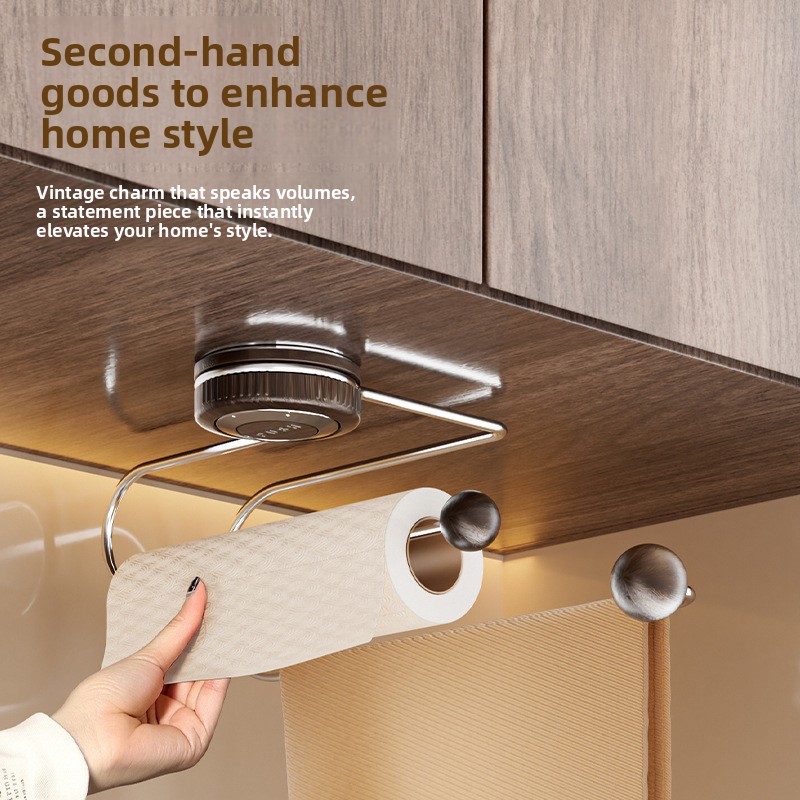 Wall Mounted Storage Rack No D - Home Bathroom Paper Towel Holder recension och pris