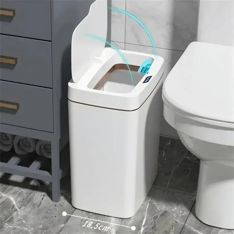 New Arrival Touchless USB Rech - Home Bathroom Trash Can recension och pris