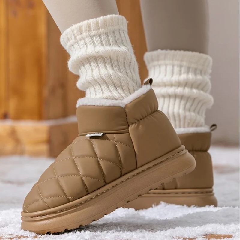 Winter Fleece Lined Slippers A - Home Outside Bathroom recension och pris