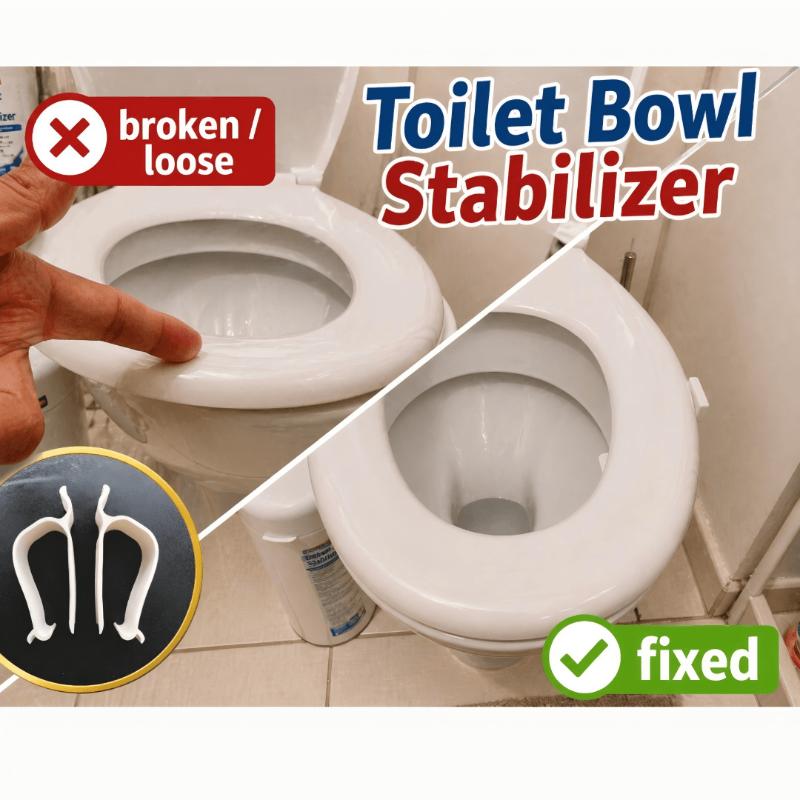 Easy Install Toilet Seat Stabi - Home Bathroom Repair recension och pris