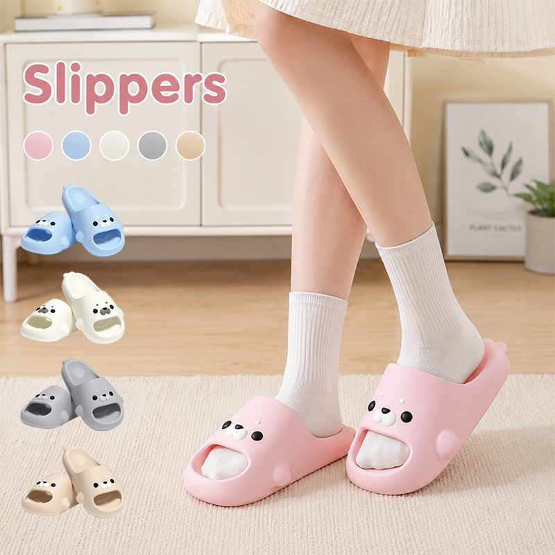 Seal Slippers Women Summer Sof - Home Bathroom Size recension och pris
