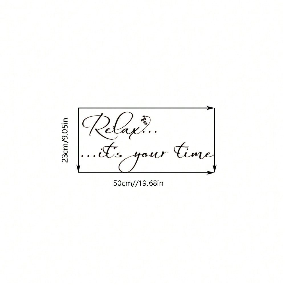 Relax It's Your Time Flower Wa - Home Bathroom Wall Tiles recension och pris