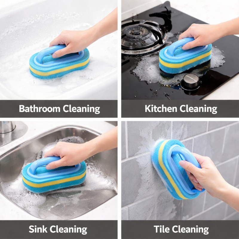 Household Cleaning Brush with  - Home Bathroom Cleaning recension och pris