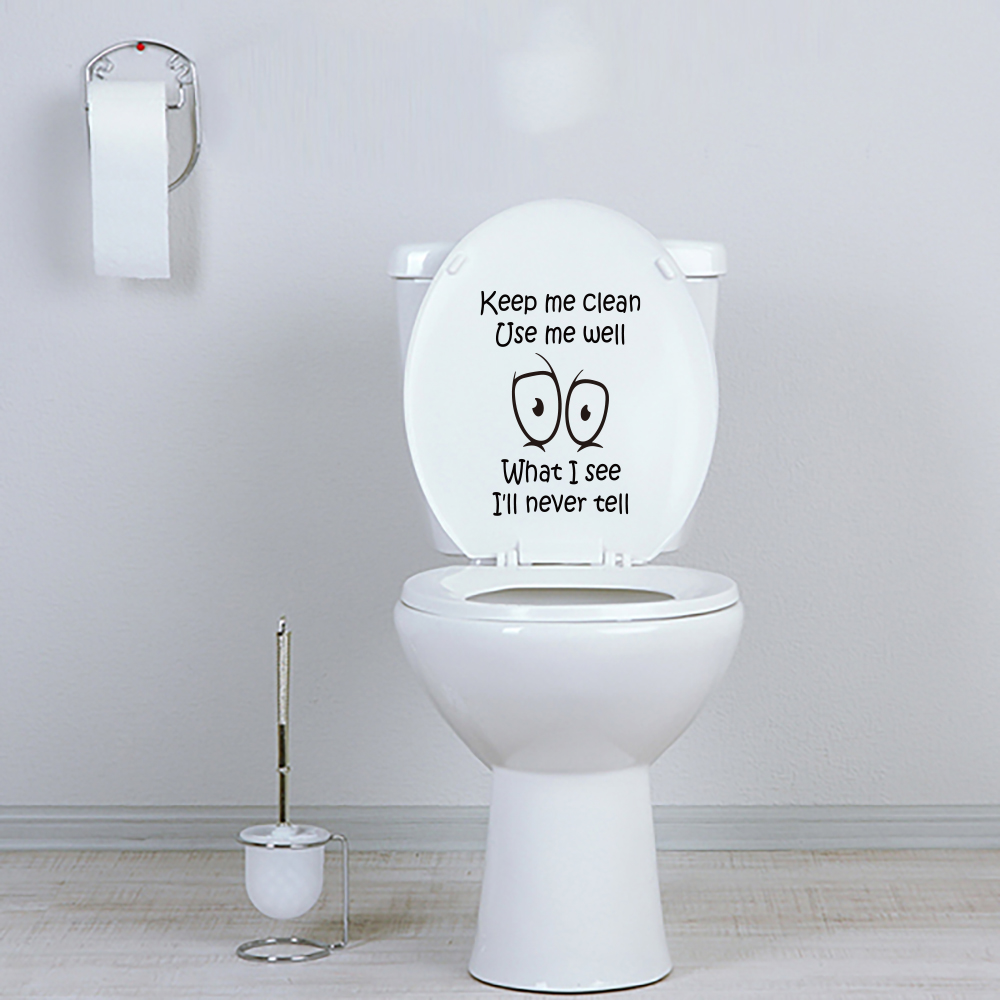 Funny Toilet Sticker Decal Kee - Home Bathroom Wall Tiles recension och pris