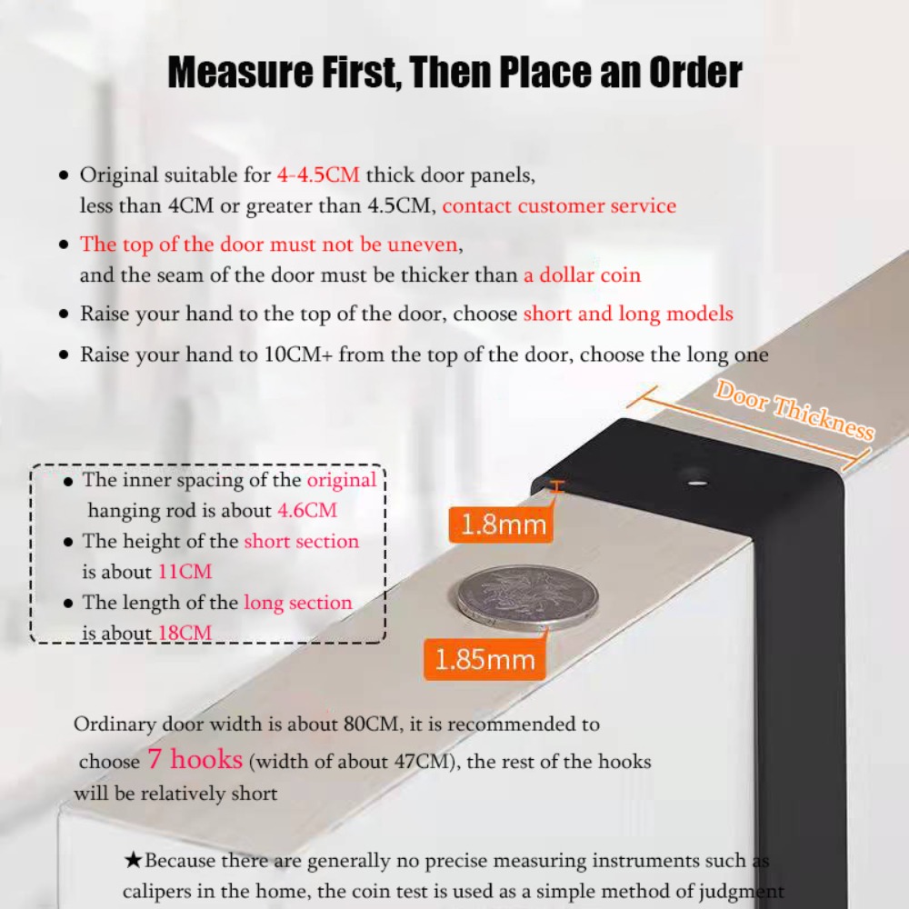 Hooks Over The Door 6 Hooks Cl - Home Bathroom Gadgets recension och pris