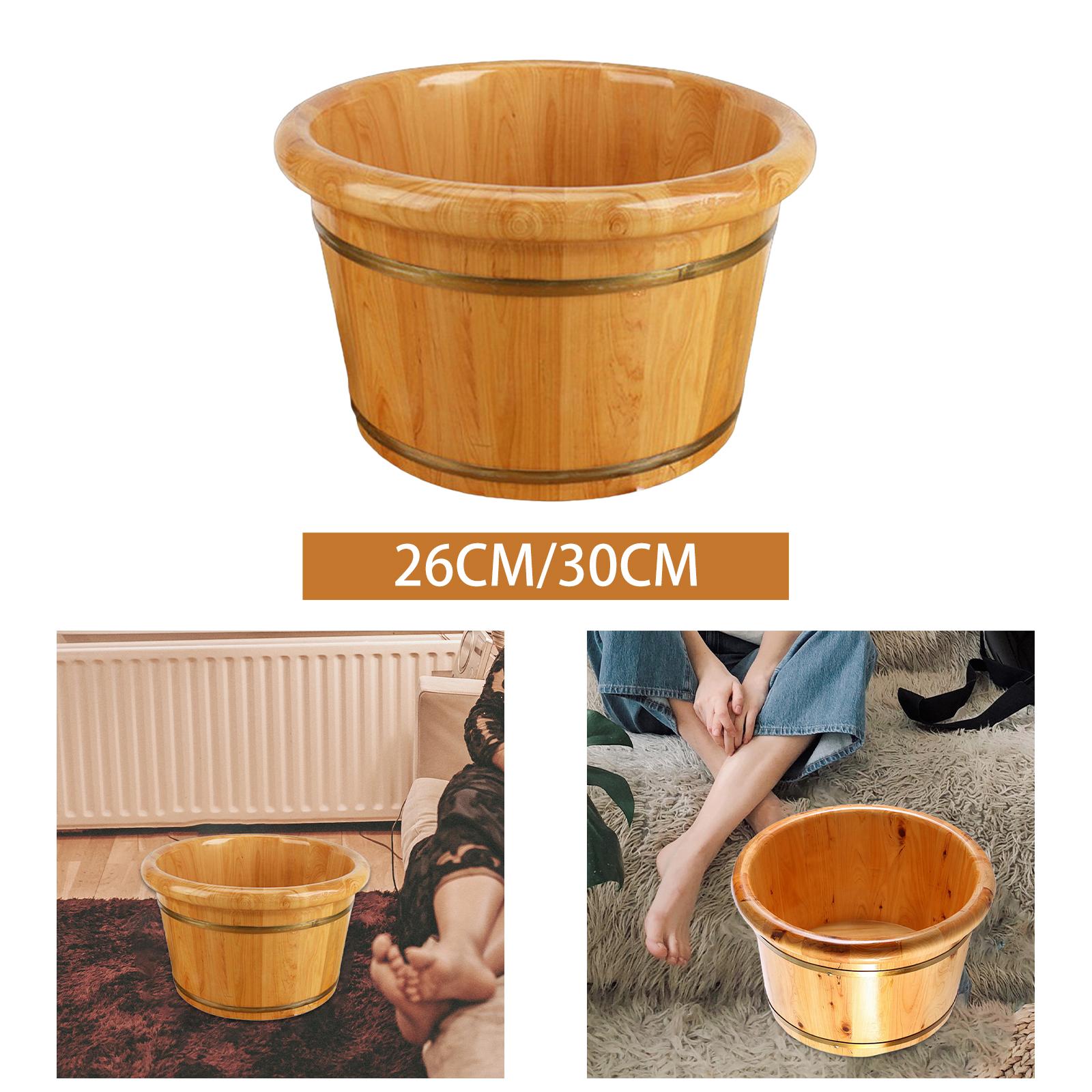 Foot Bath Barrel Wooden Foot B - Home Bathroom Tub recension och pris
