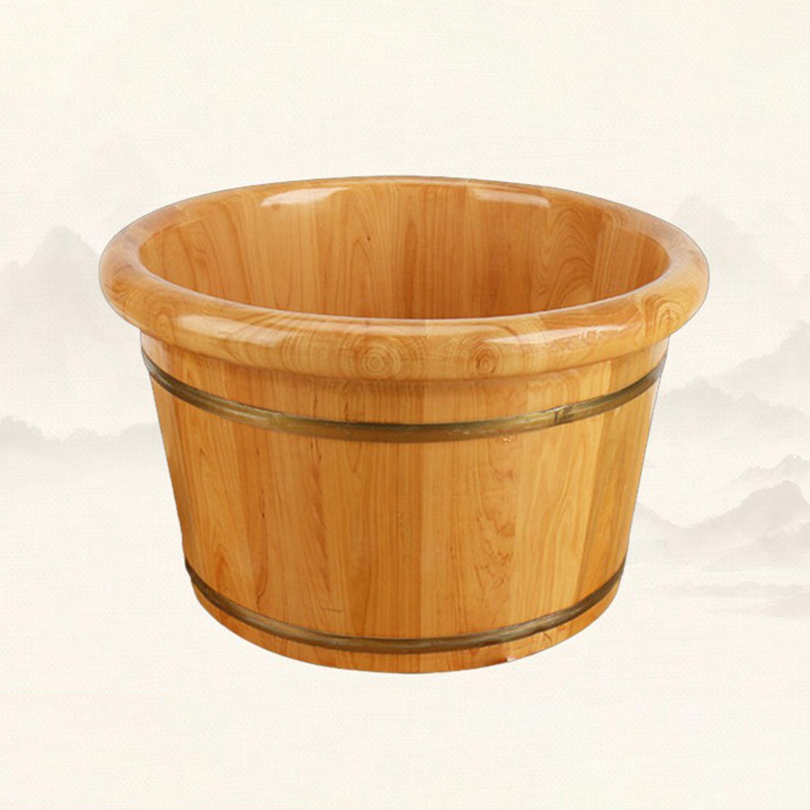 Foot Bath Barrel Wooden Foot B - Home Bathroom Tub recension och pris