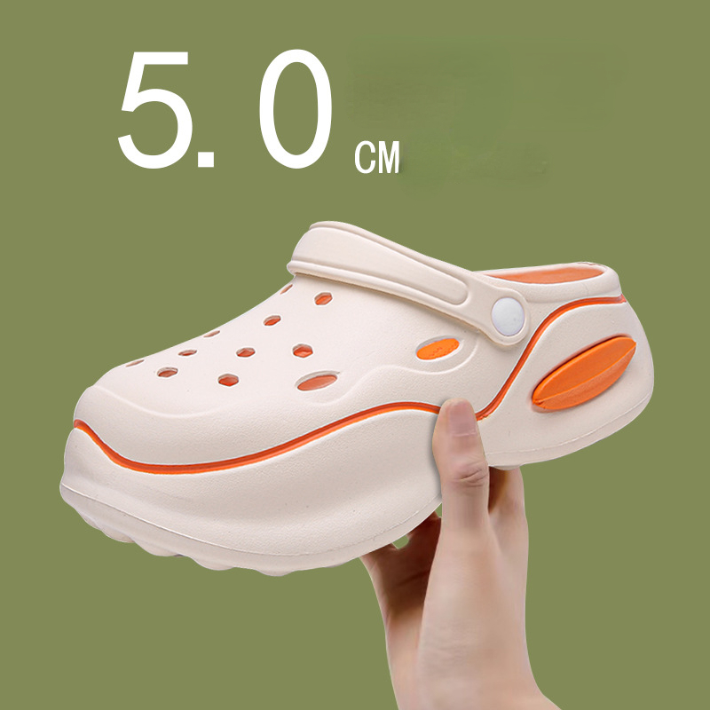 Summer Women Slippers 5cm Plat - Home Outside Bathroom recension och pris