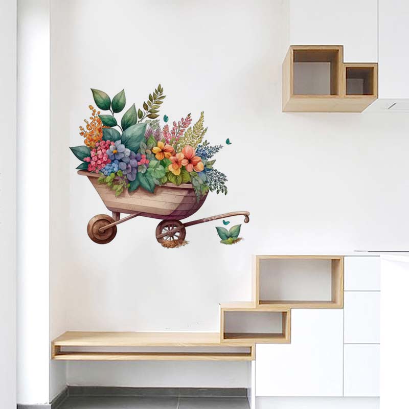 Rural Style Flower Watercolor  - Home Bathroom Wall Tiles recension och pris