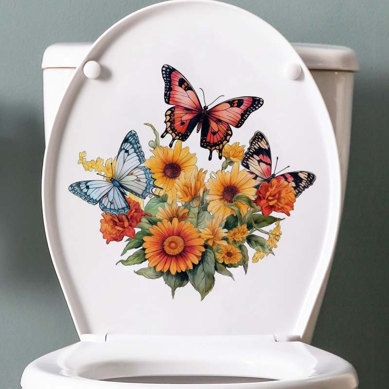 Rural Style Flower Watercolor  - Home Bathroom Wall Tiles recension och pris