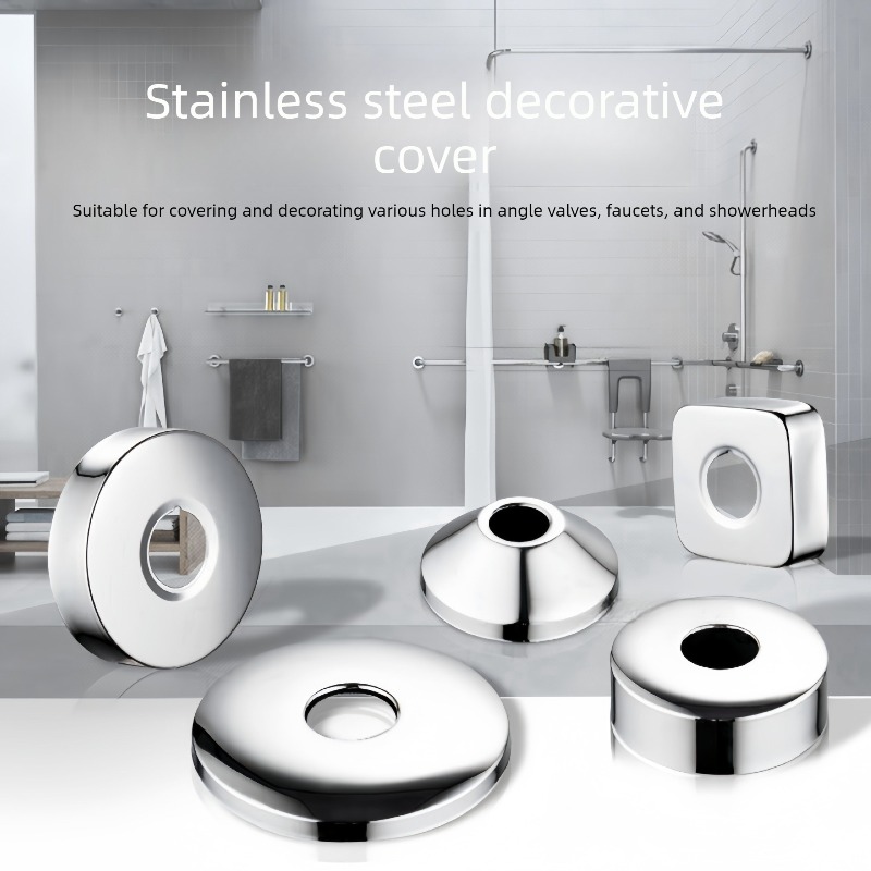 Stainless Steel Pipe Trim Cove - Home Bathroom Gadgets recension och pris