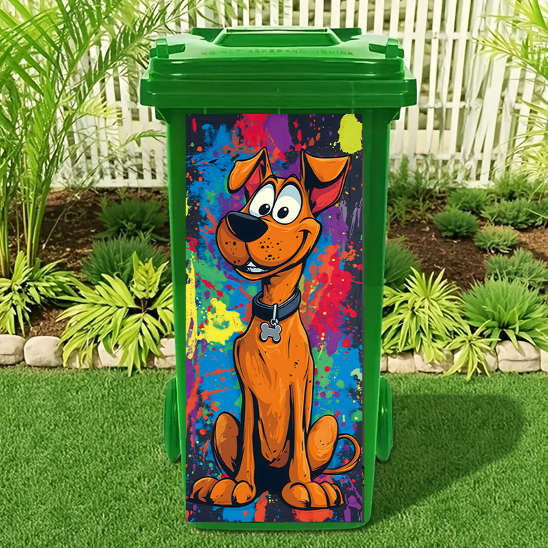 Adorable Cartoon Dog Rubbish B - Home Bathroom Trash Can recension och pris