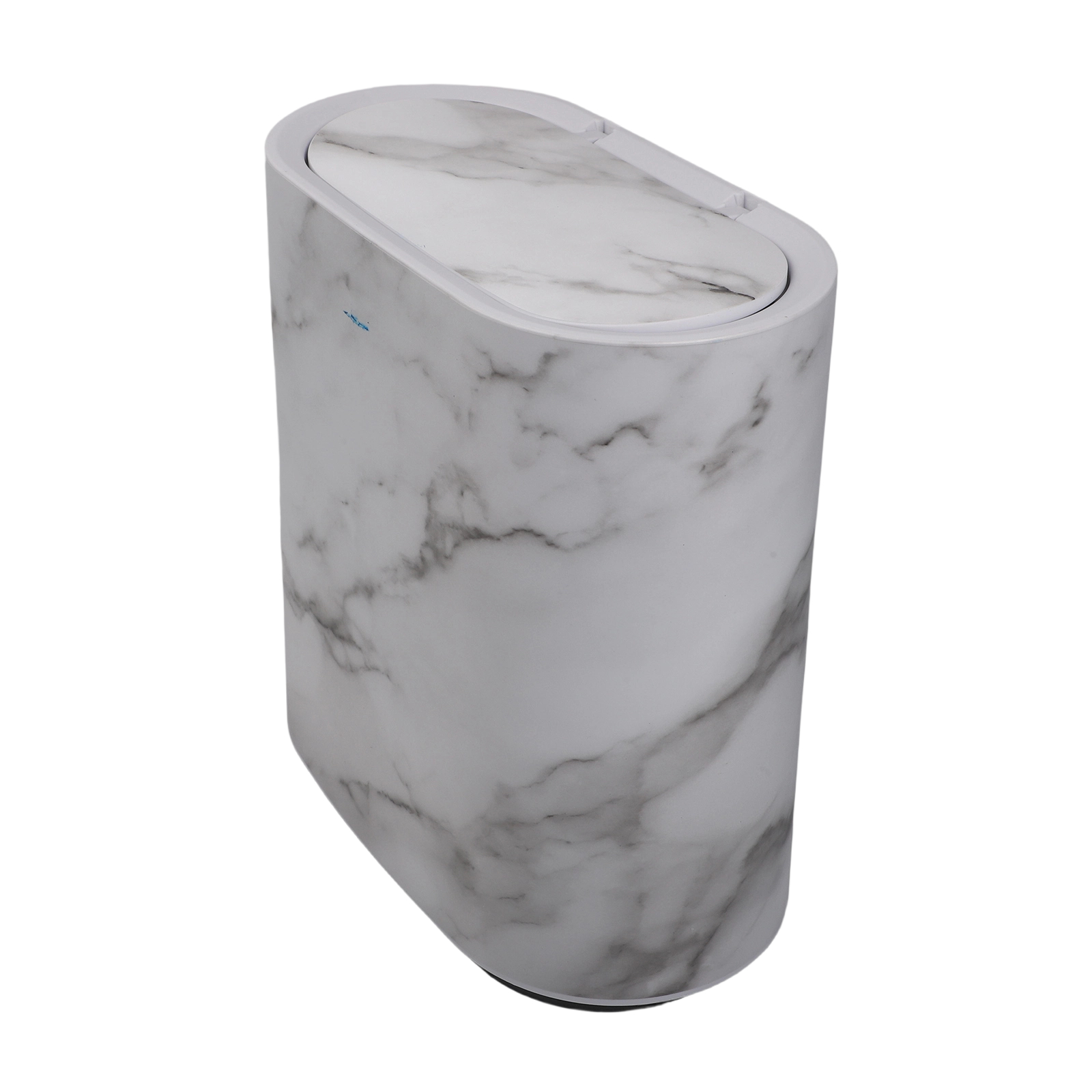 Marble Pattern Slim Trash Can  - Home Bathroom Trash Can recension och pris