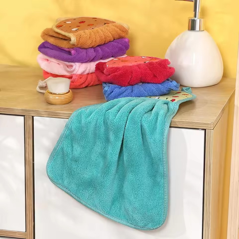 4PCS Small Hand Towels Hanging - Home Bathroom Cleaning recension och pris