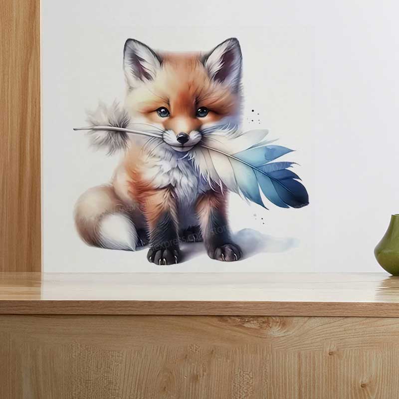 Cute Fox/Spotted Cat Toilet Co - Home Bathroom Wall Tiles recension och pris
