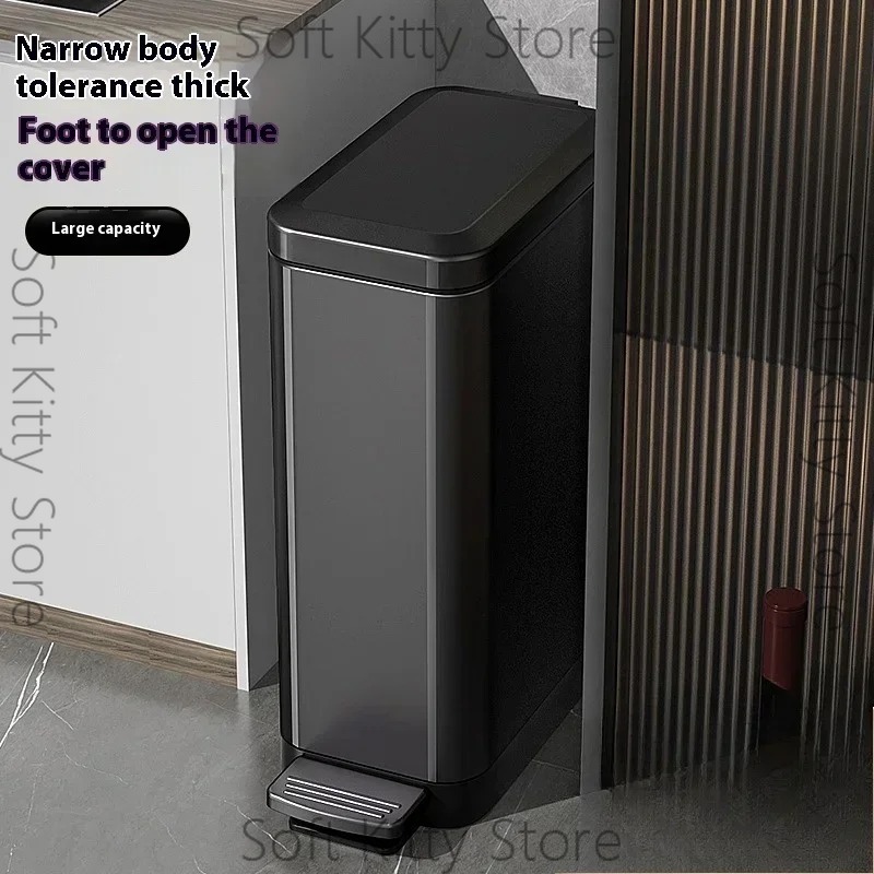 12/15/18L Wastebasket Treadle  - Home Bathroom Trash Can recension och pris
