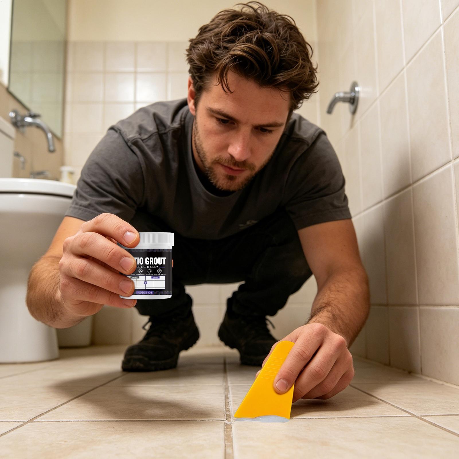 DIY Tile Grout Long Lasting Ti - Home Bathroom Repair recension och pris
