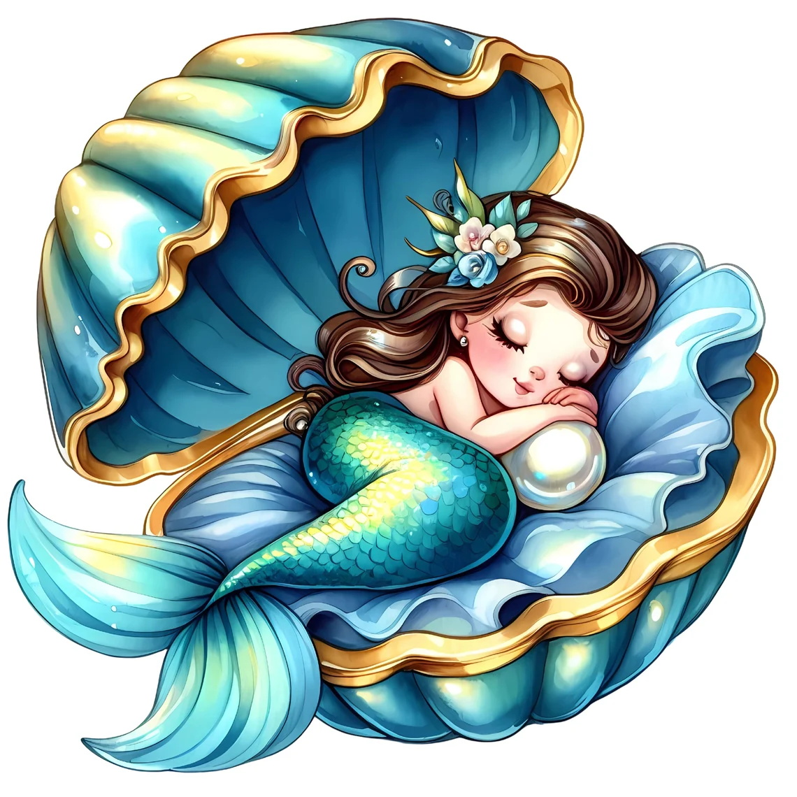 Pretty Mermaid Sticker, Water- - Home Bathroom Wall Tiles recension och pris