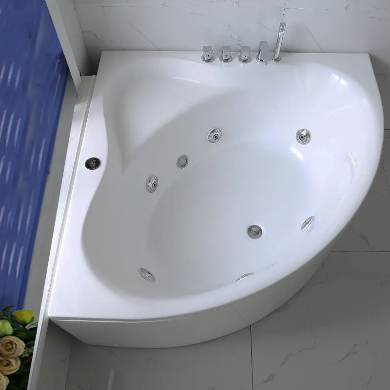 Triangle Double Acrylic Bathtu - Home Bathroom Tub recension och pris