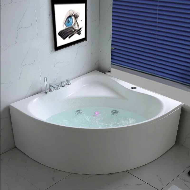 Triangle Double Acrylic Bathtu - Home Bathroom Tub recension och pris