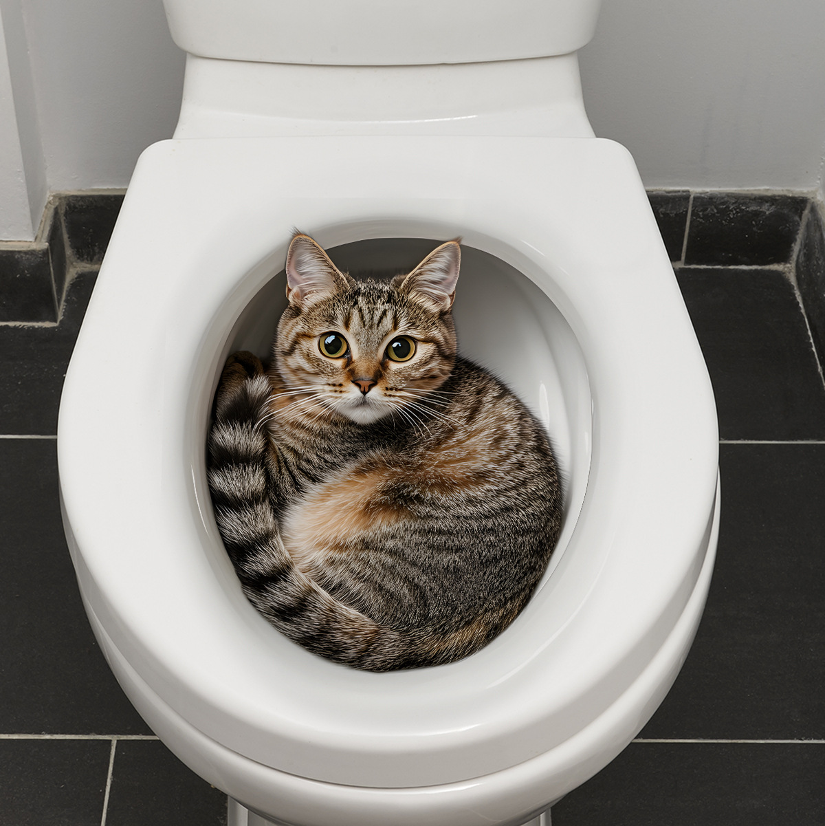 3D Funny Cat Toilet Sticker Ba - Home Bathroom Gadgets recension och pris