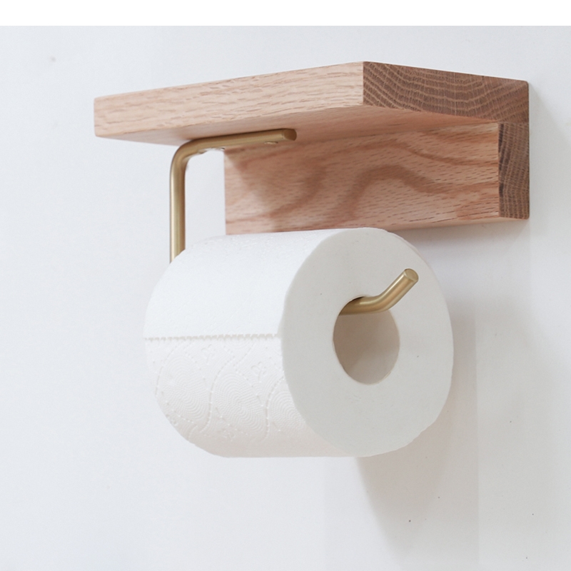 Wooden Tissue Holder Roll Pape - Home Bathroom Paper Towel Holder recension och pris