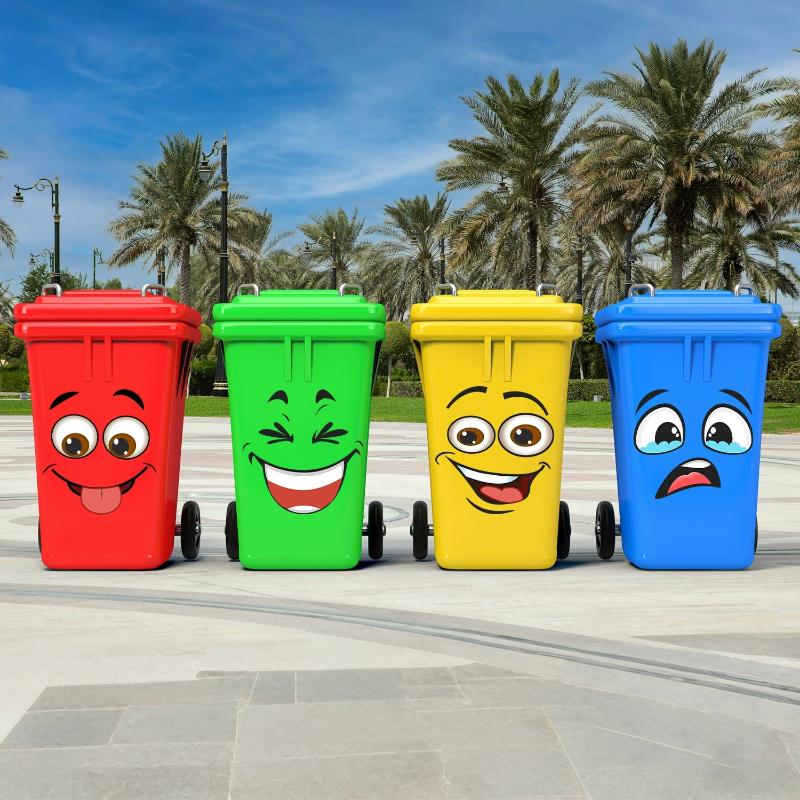 4 Pc Removable Trash Can Stick - Home Bathroom Trash Can recension och pris